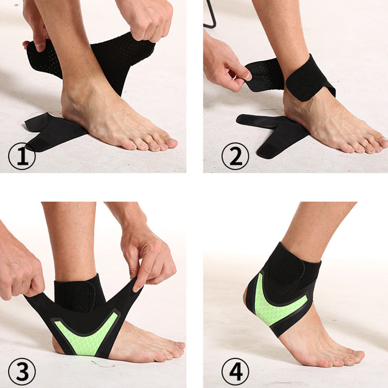 Ankle Support Brace Basketball Running Sports Ankle Compression Wrap Sleeve Size: L 40-43 Ankle Support Brace Basketball Running Sports Ankle Compression Wrap Sleeve Size: L 40-43